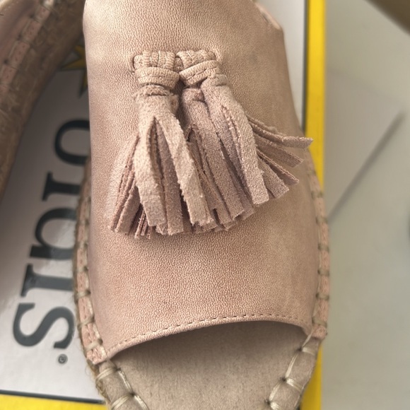 Seven Dials wendelle pale pink suede slip on sandals sz 6 nib - Picture 2 of 9